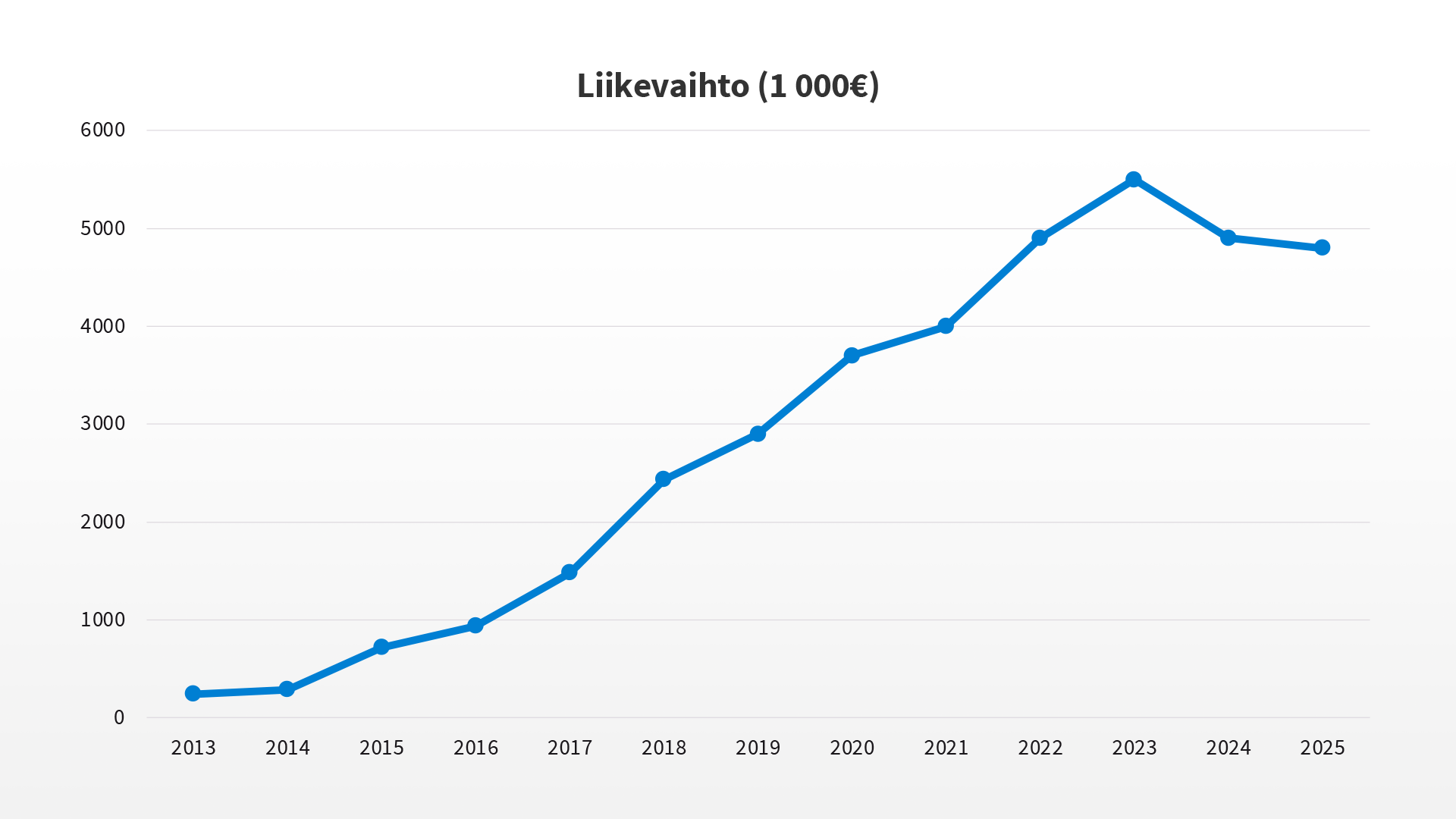 Liikevaihto 2025